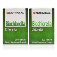 ราคา NUTRAKAL Biochlorella สาหร่ายคลอเรลลา ขับสารพิษในร่างกาย 200 เม็ด (2 ขวด) (322792042)