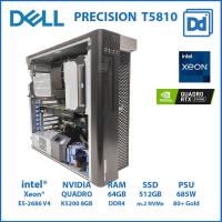 ราคา DELL Precision T5810 Workstation intel Xeon E5-2686V4 18C / 36T RAM 64GB NVMe512GB +HDD 2TB USED คอมพิวเตอร์ทำงาน (22656525524)