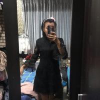 ราคา เดรสยาว สีดำ งานป้าย (7213110223)