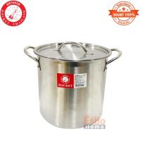 ราคา ( ของแท้ 100% ) หม้อต้มทรงสูง 26ซม. 100-260-4-26 ตราจรวด (11747394855)