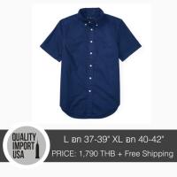 ราคา เสื้อเชิ้ต Ralph Lauren ม้าเล็กแขนสั้น เนื้อผ้า cotton วองแท้ 100% (150954968)