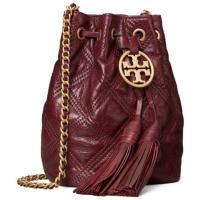 ราคา Tory Burch Fleming Soft Glazed Mini Bucket Bag (11917505981)