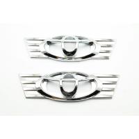 ราคา ครอบไฟเลี้ยวแก้มสำหรับปั้มโลโก้ Toyota Vios Yaris 2013 พลาสติกสีโครเมี่ยมติดตั้งด้วยเทปกาวสองหน้าด้านหลัง (3619191302)