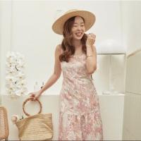 ราคา lookbook june dress สีspring pink ไซส์ S ใหม่กริ้บ มีถุง+การ์ดครบ (8127824836)