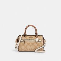 ราคา MICRO #ROWAN CROSSBODY IN SIGNATURE CANVAS (#COACH #coach2300) #หมอนจิ๋ว งานแท้% งานหิ้วจาก Shop & Outlet USA (10667703773)