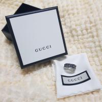 ราคา Gucci Ring with Double G in silver แหวน กุชชี่ เงินแท้ เบอร์ 13 มือสอง สภาพดี ส่งต่อ เครื่องประดับเงิน 551899 J8400 0811 (10436250325)