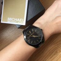 ราคา Michael kors slim runway all black size 42 mm. (5549895104)