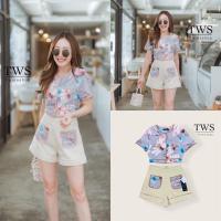 ราคา เซ็ตขาสั้น ป้าย Twin Shop (13431194210)
