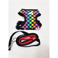 ราคา Puppe สายรัดอกสุนัข XS อก 24-29 cm+สายจูงหมา สายจูงสุนัข รัดอกสุนัข ลายกราฟิก ผ้า cotton (6832414174)