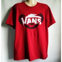ราคา เสื้อยืดมือสอง VANS T-shirt สีแดง ไซด์ L ยาว28.5นิ้ว รอบอก42นิ้ว เสื้อผ้าวัยรุ่น ของแท้ (10828135183)