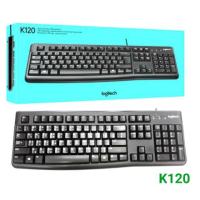 ราคา KEYBOARD (คีย์บอร์ด) LOGITECH K120 USB (BLACK) (11162624197)