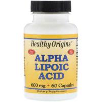 ราคา Healthy Origins, Alpha Lipoic Acid, 600 mg, 60 Capsules (1670483899)