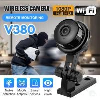 ราคา V380 1080P HD Webcam Wifi Ip Camera Home Security Camera Night Vision Wireless Surveillance Spycam (22074989450)