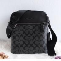 ราคา Coach #F73336 รุ่นใหม่ 2 ซิป กระเป๋าสะพายข้าง ผู้ชาย (7400157048)