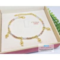 ราคา สร้อยข้อมือเงินแท้ 92.5% แบบ 3 กษัตริย์ ร้อยเม็ดเงินอิตาลี ตุ้งติ้งปลา น่ารักๆ เสริมมงคลชีวิต (รับประกันเงินแท้) TH0389 (20981149364)
