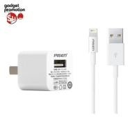 ราคา Pisen 2 in 1 set ชุดสาย Lightning พร้อมหัวชาร์จ 1A (White) (544381447)
