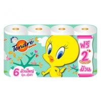 ราคา กระดาษทิชชู่ ทิชชู่ เทนเดอร์ Tendre big roll 6 ม้วน ฟรี2ม้วน (7626937993)