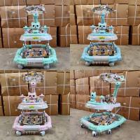 ราคา รถหัดเดิน 2in1 รถหัดเดินเด็ก รถหัดเดินวงกลม หน้าแมว ปรับระดับได้ (ปรับฐานให้เป็นโยกเยกได้) (11149326783)