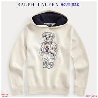 ราคา RALPH LAUREN BEAR COTTON HOODED SWEATER ( เด็กโตผู้ชายอเมริกาอายุ 8-20 ปี ) (4429313486)