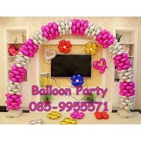 ราคา ลูกโป่งดอกไม้สีเงิน ใส่ช่อลูกโป่งและทำซุ้มลูกโป่งได้ Flower Foil Balloon (7317476531)