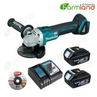 ราคา Makita เครื่องเจียร 4 นิ้ว ไร้สาย รุ่น DGA404RFE (18V 3.0Ah) แบตเตอรี่ 2 ก้อน (5309175151)