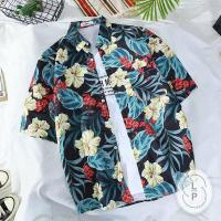 ราคา เสื้อฮาวาย พร้อมส่ง เชิ้ตฮาวายวินเทจ เสื้อวินเทจ (3455367408)