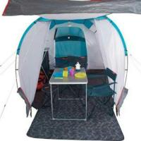 ราคา เต็นท์แค้มปิ้ง Quechua Arpenaz Family 4.1 สำหรับนอน 4 ท่าน และมีห้องนั่งเล่นด้านหน้า (1545434214)