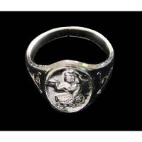 ราคา แหวนนางกวัก หลวงพ่อกวย ปี 21 พร้อมบัตรรับรอง ขนาด 1.7 ซ.ม.(วงใน) เนื้อทองเหลืองชุบนิเกิ้ล เชิญชมครับ - นิว พระเครื่อง (23244838932)