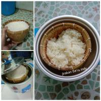 ราคา หวดนึ่งข้าวเหนียวในหม้อหุงข้าวไฟฟ้า ฟรีถุงตาข่ายรองข้าว (7879048265)
