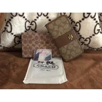 ราคา งานแบรนด์ COACHกระเป๋าสตางค์ซิปรอบใบยาว (5469048625)