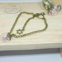 ราคา Zilch สร้อยข้อมือดอกไม้แห้ง ความหมายดีๆ (203962252)