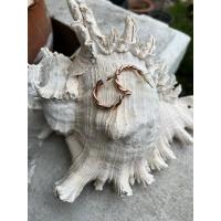 ราคา ต่างหูห่วงสีโรสโกลด์ (22878627507)