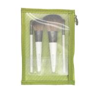 ราคา พร้อมส่ง EcoTools On The Go Style Kit Brush Set 4 Piece Set & Dual Pocket Case (2108595163)