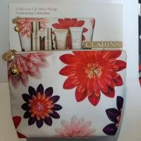 ราคา (พร้อมส่ง) กระเป๋าเครื่องสำอาง Clarins ของแท้ 100% (1899831343)