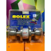 ราคา ลูกบิด ลูกบิดประตูห้องน้ำและห้องนอนสแตนเลสโซเล็กซ์ (Solex)รุ่น9210SS/BK (6621791052)