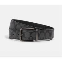 ราคา เข็มขัด COACH F64839 WIDE HARNESS CUT-TO-SIZE REVERSIBLE SIGNATURE COATED CANVAS BELT เส้นใหญ่1.5นิ้ว (6473050896)