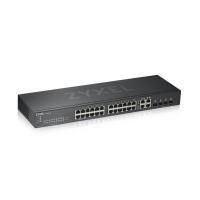 ราคา Zyxel (GS1920-24v2) Smart Managed Gigabit Switch 24 Port, 4 Port Combo SFP/RJ45 (5048093265)