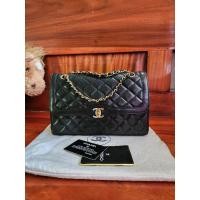 ราคา Chanel classic double flap cc twotone vintage bag (18680099004)