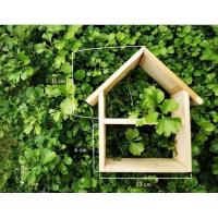 ราคา ชั้นวางของจากไม้พาเลท ทรงบ้าน2ชั้น (6358441389)