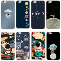 ราคา เคสโทรศัพท์ซิลิโคนใส แบบนิ่ม ลายการ์ตูนนักบินอวกาศ กันกระแทก สําหรับ iphone 4 4s 5 5s se 6 6s plus (19843246532)