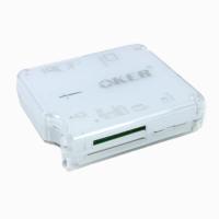 ราคา OKER Card Reader ตัวอ่านการ์ด USB รุ่น C-2004 (White)#353 (520794669)