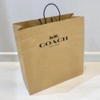 ราคา ถุงกระดาษ coach โค้ช ถุงแบรนด์เนม USA สีน้ำตาล ไซส์ใหญ่ ถุงของขวัญ (5319817185)