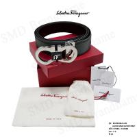 ราคา Salvatore Ferragamo เข็มขัดผู้ชาย รุ่น REVERSIBLE AND ADJUSTABLE GANCINI BELT Code: 670051 745866 (11378239951)