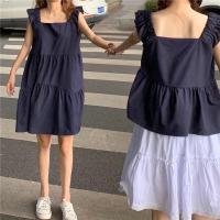 ราคา เดรสแขนกุด สีน้ำเงิน (3964418010)