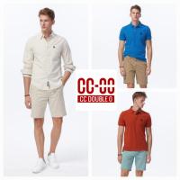 ราคา New CC Double O กางเกงขาสั้น ผ้าชิโน ของแท้ % มือ1 ✅ (10648012241)