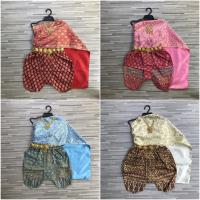 ราคา ชุดไทยเด็กหญิง ชุดสไบ ใส่คู่กับโจงกระเบน **ไม่รวมเครื่องประดับ (5154894021)
