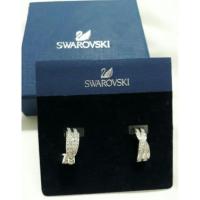 ราคา ต่างหูเพชร Swarovski แท้ แบบหนีบ ซื้อที่ออสเตรีย ป้ายพร้อมกล่องเพชรรอบวง (282774088)