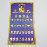 ราคา เหรียญหมุนเวียน25 สตางค์ สต.ร9 พร้อมแผงเหรียญ บรรจุแผง ครบชุด ปี พศ.2530 - 2560 (เว้นปี2542,2544,2556)ไม่ผ่านใช้ #ครบพศ. (9408663988)