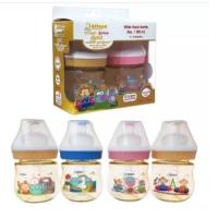 ราคา ขวดนมคอกว้าง สีน้ำผึ้ง Attoon Extra Gold 5 ออนซ์ แพ็ค 2 ขวด จุก Anti Colic (14166367156)