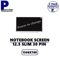 ราคา จอ NOTEBOOK 12.5 SLIM 30 PIN ไม่มีหู /จอโน๊ตบุ๊คมือ 1 ราคาถูก (12604600539)
